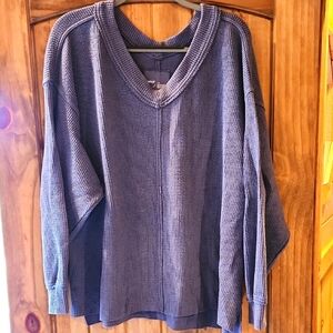 AERIE Cozy Women's V-neck Knit Sweater